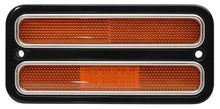 1968-72 Chevrolet, GMC Truck; Billet Aluminum Marker Light Bezel; Gloss black anodized finish,Pair