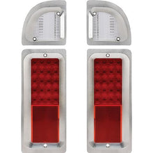 1968-72 Chevrolet, GMC Truck; Billet Aluminum Marker Light Bezel; Clear anodized finish,Pair