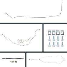 The Right Stuff 65-66 Impala/Biscayne Power Front Disc Conversion Rear Drum Pre-Bent Brake Lines - (BOP65H2)