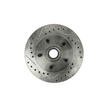 The Right Stuff 1982-87 Chevrolet F/G-Body Zinc Washed, Drilled &amp; Slotted Front Brake Rotor/Pair - (BR08ZDC)