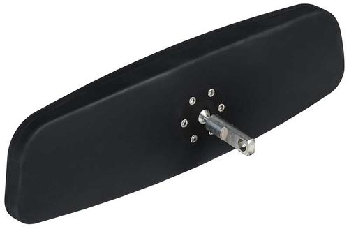 Billet Rear View Mirror w/ Stem Mount - Flat Black