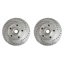 The Right Stuff 71-87 Chevy/GMC w/5 Lug &amp; 2WD,  Drilled &amp; Slotted Disc Brake Rotor, Zinc Coated - (BR55ZDC)