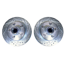 The Right Stuff 1995-1998 C-10 2WD Rotors Drilled and Slotted, Zinc Coated; Pair - (BR95ZDC)