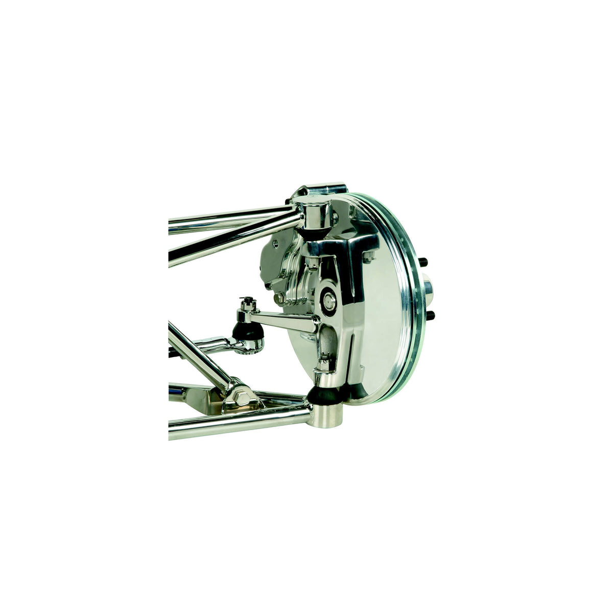 12" Polished Aluminum Rotor Cover- Pair