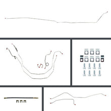 The Right Stuff 58 Bel Air Front Disc Conversion Rear Drum Pre-Bent Stainless Brake Line Kit Kit - (BSM58H2)