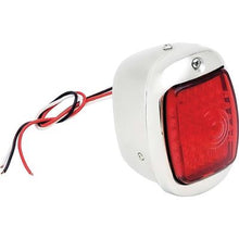 1940-53 Chevrolet, GMC Stepside Pickup; LED Tail Lamp Assembly; 12 Volt; Polished Stainless Housing; Red Lens; LH; With 