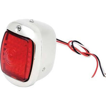 1940-53 Chevrolet, GMC Stepside Pickup; LED Tail Lamp Assembly;12 Volt; Polished Stainless Steel Housing; Red Lens; RH