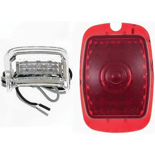 1940-53 Chevrolet, GMC Stepside Pickup; LED Tail Lamp And License Lens Set; 12 Volt; Red Tail Lens; Clear License Plate 