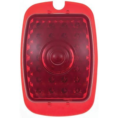 1940-53 Chevrolet, GMC Stepside Pickup; LED Tail Lamp Lens; 12 Volt; Red Tail Lens; RH