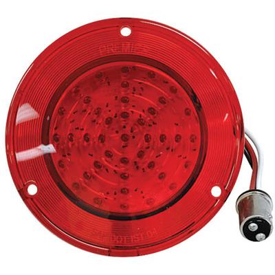 1958-59 Chevrolet, GMC Fleetside Pickup; LED Tail Lamp Lens; Red Lens