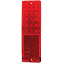 1967-72 Chevrolet, GMC Fleetside Pickup; LED Tail Lamp Lens; Red Lens; Fits LH or RH Side