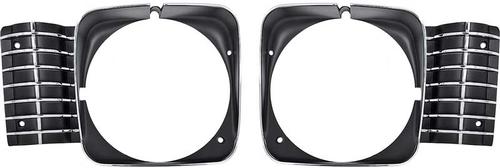 1969-72 Chevrolet Nova; Headlamp Bezels; RH & LH; Pair; "Show Quality"