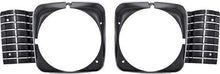 1969-72 Chevrolet Nova; Headlamp Bezels; RH & LH; Pair; "Show Quality"