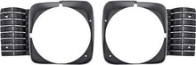 1969-72 Chevy Nova; Headlamp Bezels; Die Cast; RH & LH; Pair