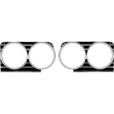 1966 Impala, Bel Air, Biscayne, Caprice; Headlamp Bezels; RH & LH; Pair