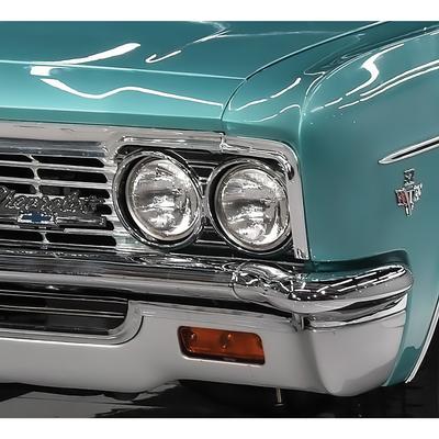 1966 Impala, Bel Air, Biscayne, Caprice; Headlamp Bezels; RH & LH; Pair
