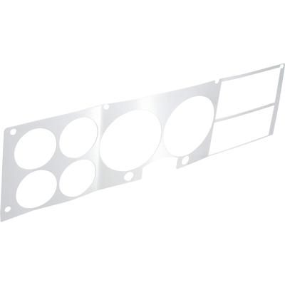 81-86 C/K and 1987-1991 R/V Models; Brushed Aluminum Dash Applique