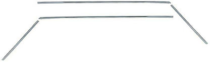 C2388 - 1962-65 Chevy II Nova; Roof Drip Molding Set; 2 Door, Hardtop, Coupe; 4 Piece Set