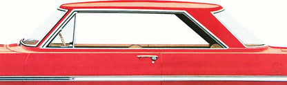 C2388 - 1962-65 Chevy II Nova; Roof Drip Molding Set; 2 Door, Hardtop, Coupe; 4 Piece Set