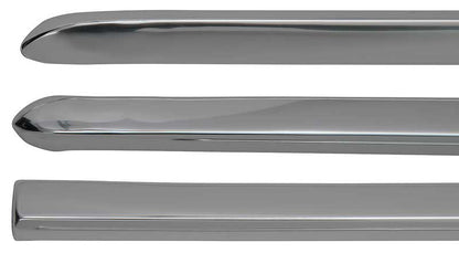 C2389 - 1968-74 Chevy II Nova SS; Lower Side Body Rocker Molding Set; Deluxe Exterior; 8 Piece Set