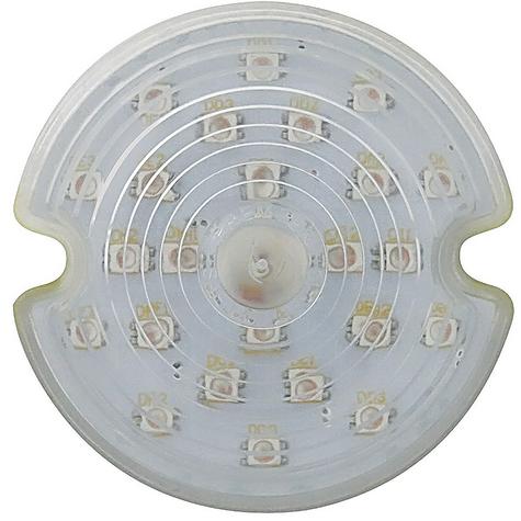 1953-62 Chevy Corvette; LED Parking Light Assembly; Clear Lens / Amber Bulbs