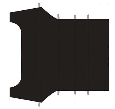 1964-68 Mustang Coupe Reproduction Vinyl Headliner - Black