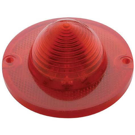 1956-57 Chevy Corvette; LED Tail Light Assembly; Red Lens / Red Bulbs