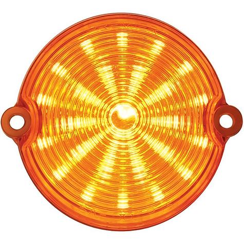 1963-67 Chevy Corvette; LED Parking Light Assembly; Amber Lens / Bulbs