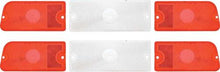 1967 Impala, Bel Air, Biscayne Station Wagon; Tail Lamp Lens Set; Pair