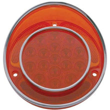 1968-73 Chevy Corvette; LED Tail Light Assembly w/ Stainless Rim; Red