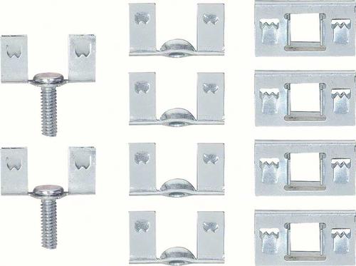 1969 Camaro; Dash Instrument Carrier Clip Set; Set of 10