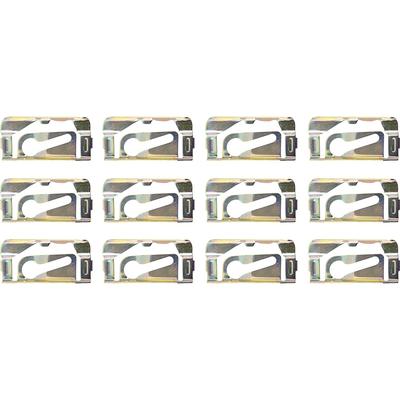 C78A - 1965-72 GM; Molding Clip Set; Windshield, Quarter, Back Window; 12-piece Set