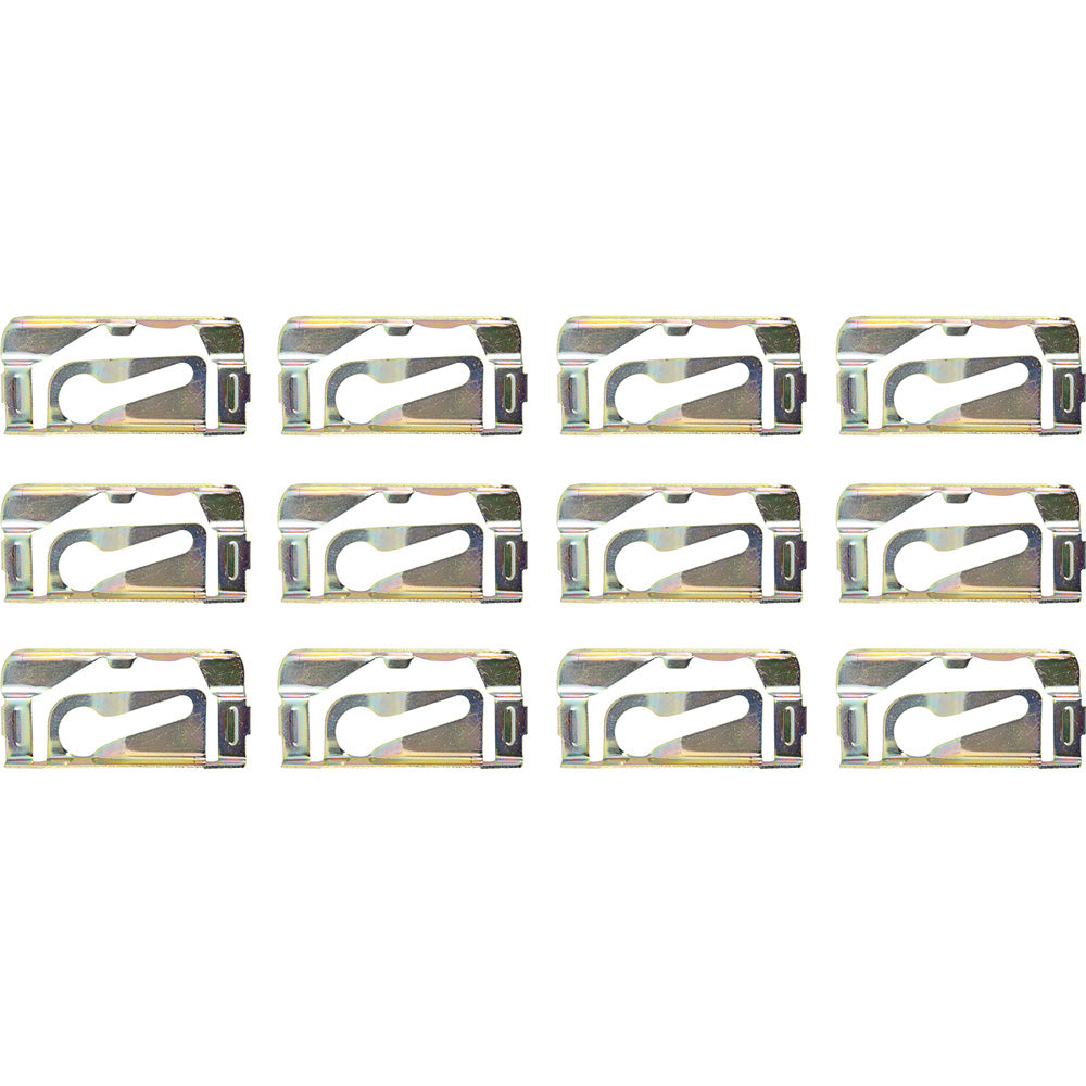 C78A - 1965-72 GM; Molding Clip Set; Windshield, Quarter, Back Window; 12-piece Set