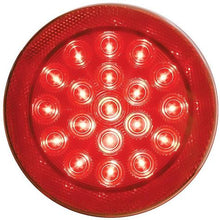 1984-90 Chevy Corvette; LED Tail Light Assembly; Red Lens / Red Bulbs