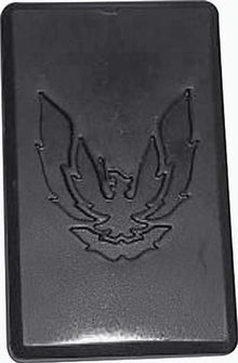 1987-92 Firebird; Door Handle Trim Panel Screw Cover; with Firebird Logo; Graphite Gray