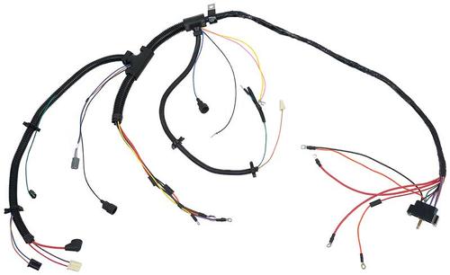 1973 Camaro, Chevelle, El Camino, Impala, Monte Carlo, Nova; Engine Wiring Harness Small Block with Factory Gauges; Auto