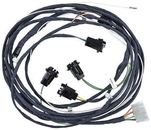 1967 Camaro; Rear Body Light Wiring Harness; Coupe; Standard; Coupe; with Under Dash Courtesy Lights