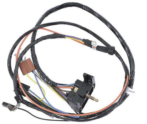 1968 Camaro, Nova; Engine Wiring Harness; V8; 302ci, 307ci, 327ci, 350ci, 396ci; with Factory Console Gauges; with H.E.I