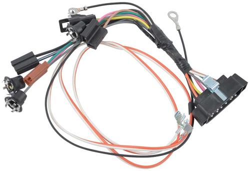 1969 Camaro; Console Wiring Harness; with Factory Console Gauges; with Manual Transmission