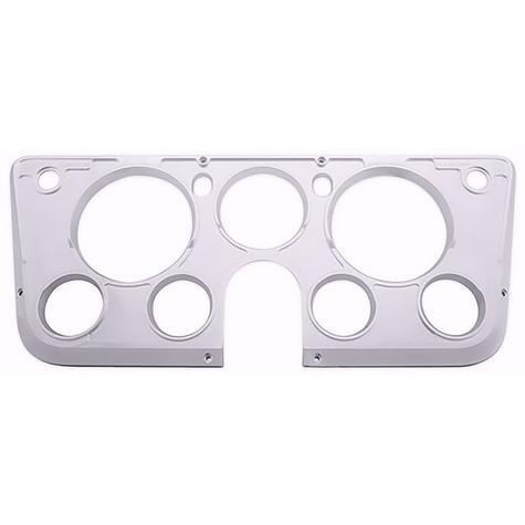 1967-72 Chevy/GMC Truck; Ring Brothers Billet Aluminum Dash Gauge Bezel; Natural