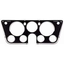 1967-72 Chevy/GMC Truck; Ring Brothers Billet Aluminum Dash Gauge Bezel; Black