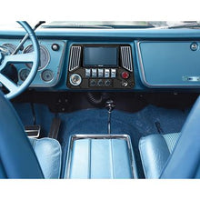 1967-72 Chevy/GMC Truck; Ring Brothers Billet Aluminum A/C Gauge Bezel; Black