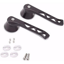 Ring Brothers Pro-touring Billet Interior Door Handle; GM / Ford 1/2" Round 16-Spline; Black