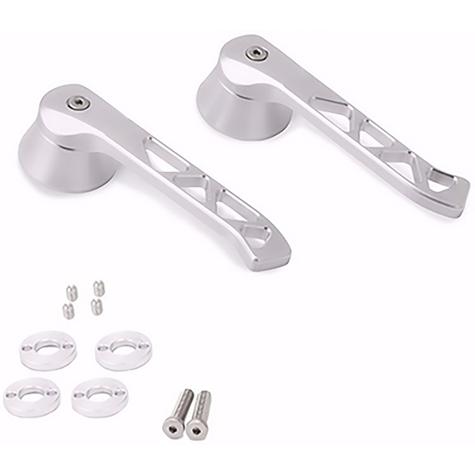 1964-70 Mustang; Ring Brothers Pro-touring Billet Interior Door Handle; Natural