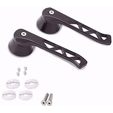 1964-70 Mustang; Ring Brothers Pro-touring Billet Interior Door Handle; Black