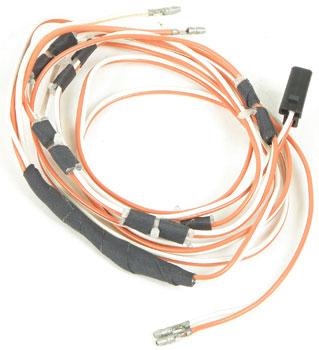 1965-66 Chevrolet Impala, Sport Sedan; Dual Quarter Courtesy Light Wiring Harness; Except Caprice