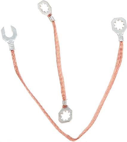 1967-69 Impala, Bel Air, Biscayne, Caprice; Ground Strap Set; 6 Cylinder; 250ci; 3 Piece Set