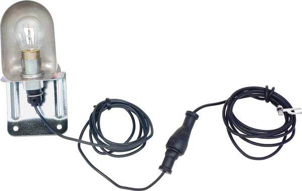 1958-71 Impala, Bel Air, Biscayne, Caprice; Under Hood Lamp Assembly; with Bulb and Wiring; Various Models