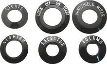 1955-56 Chevy Bel Air; Dash Bezel Set; 6 Piece Set; Made in the USA