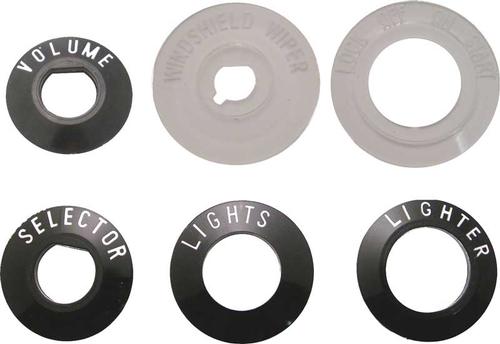 1955-56 Chevy 150, 210; Dash Bezel Set; 6 Piece Set; Made in the USA